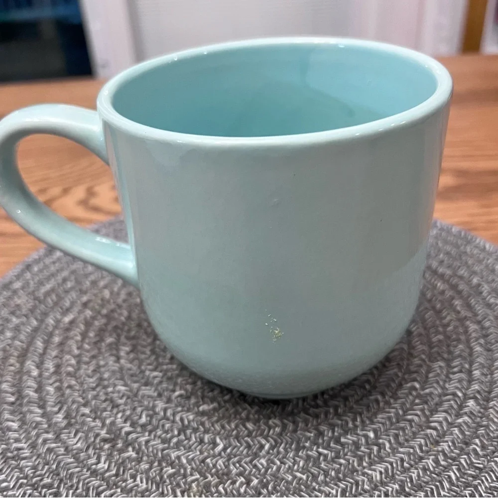Large Huge Teal Mug